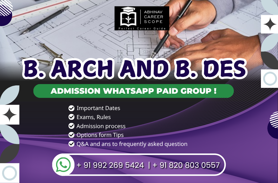 Abhinav Career Scope B.Arch & B.Desg Paid WhatsApp Group